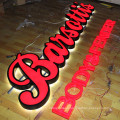 LED Front and Back Lighting Acrylic Channel Letters Outdoor Signs